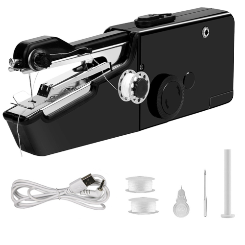 USB Electric Handheld Sewing Machine Kit, for Denim Curtain Leather 1