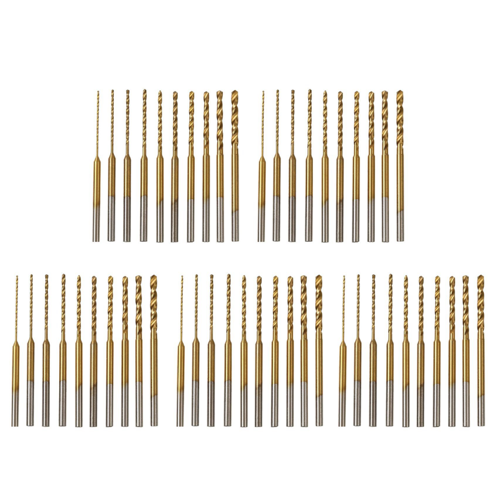 Micro-Twist Drill Bit Set-10Pcs 0.6Mm-2.2Mm Tiny 2.35 Shank 4851999526523