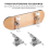 10 Pcs 29mm Fingerboard Trucks Finger Skateboard Deck with Nuts 6