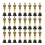 24-pack plastic trofeeënbeeldje voor spelprijs 5