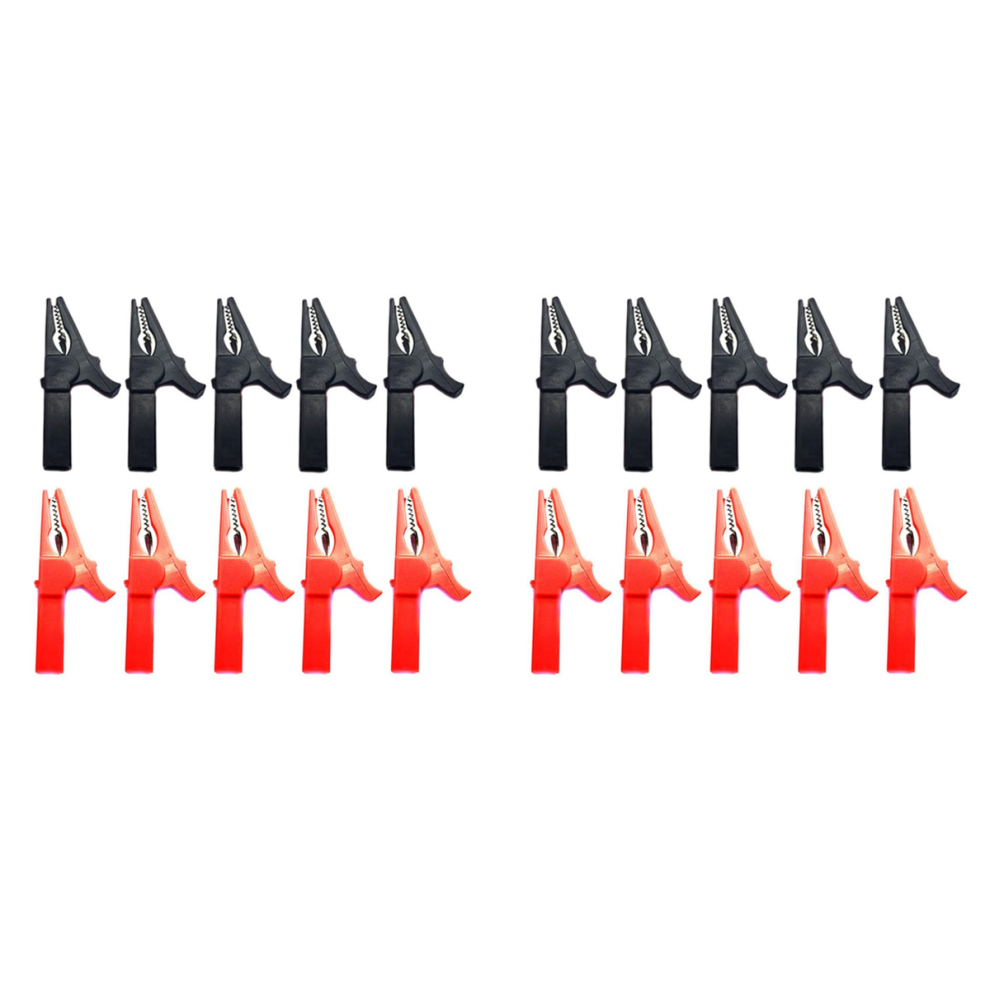 10Pack Alligator Clips 1000V 32A Automotive Electrical Test 4851999529234