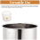 Stainless Steel Rice Cooker Inner Pot 5L,with Scale 8