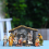 Kerststal Kerststal Groepsdecoratie Cadeaudoos 4