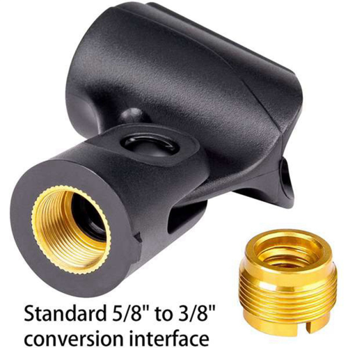 4 stuks microfooncliphouder met 5/8 inch naar 3/8 inch adapters 2