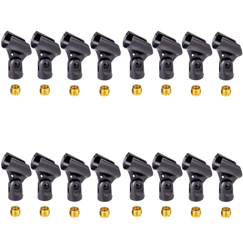 4 stuks microfooncliphouder met 5/8 inch naar 3/8 inch adapters