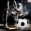 Size 5 Professional Training Soccer Balls PU Leather Black White 7