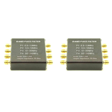 Malachiet radio voorfilter BPF banddoorlaatfilter 50 Ohm SMA-aansluiting