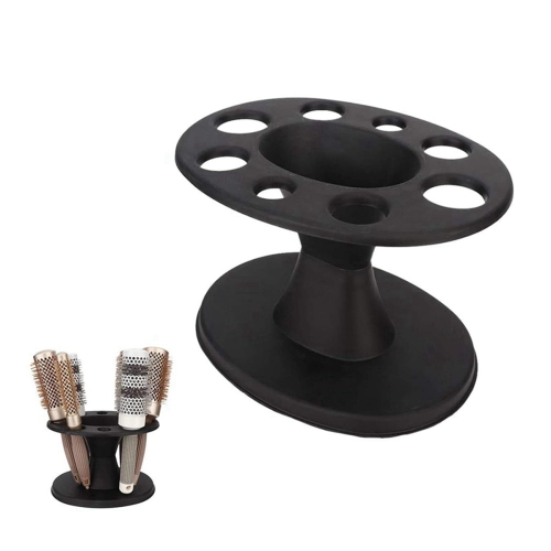 Round Hair Brush Comb Holder Display Rack Styling Stand 2