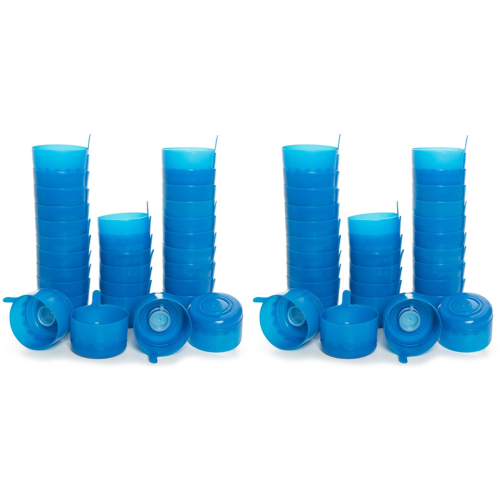 30 Pack Non-Spill Bottle Caps for Water Dispenser