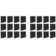 12 stuks geluidsdichte akoestische schuimpanelen, 2x12x12 inch voor speelkamer