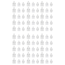 45 stuks zelfklevende fotolijst-schuimbordhangers voor wandkunst