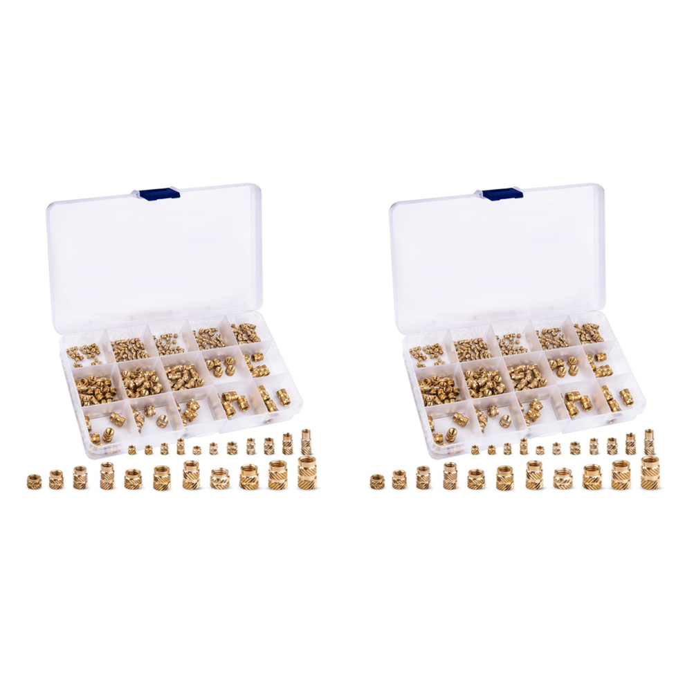 340PCS M2 M2.5 M3 M 4 5 M6 Metric Knurled Nuts Assortment Set-image-OPC-PJTKC6J-NEW