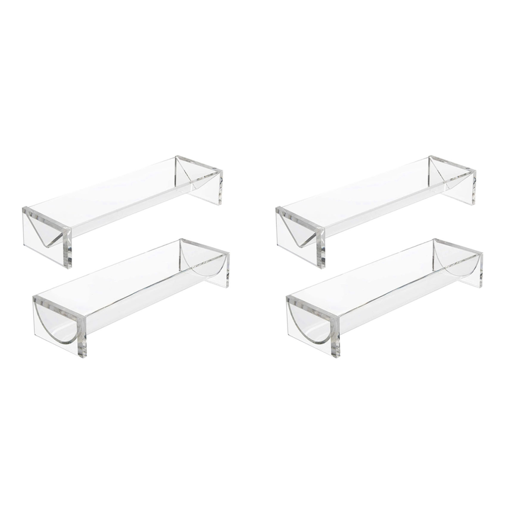 Tlily Clear Cracker Serving Tray, Macaron Display For Trays