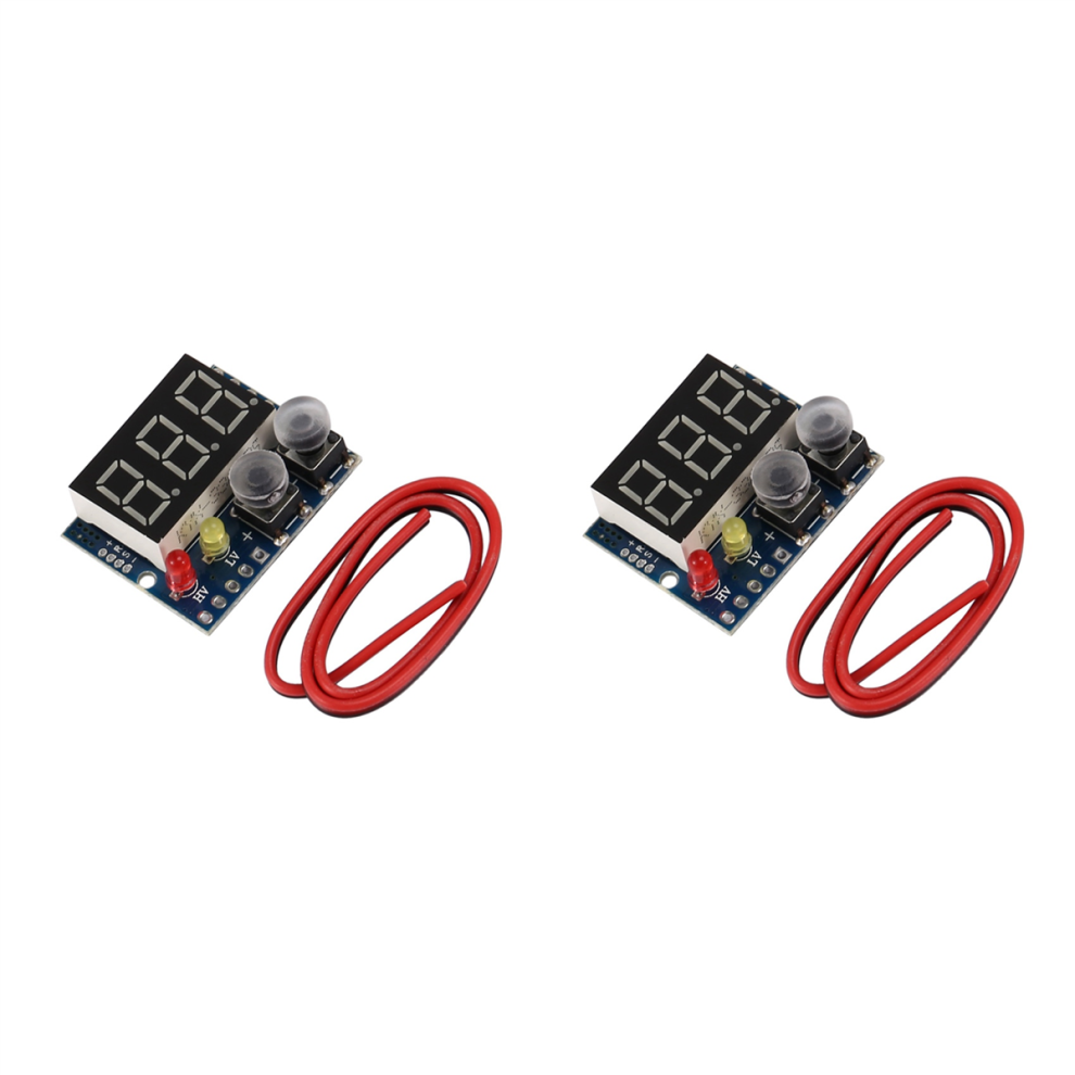 Photos - Other Hand Tools DC 0-100V LED Digital Voltmeter Buzzer Battery Indicator 5V 12V 24V