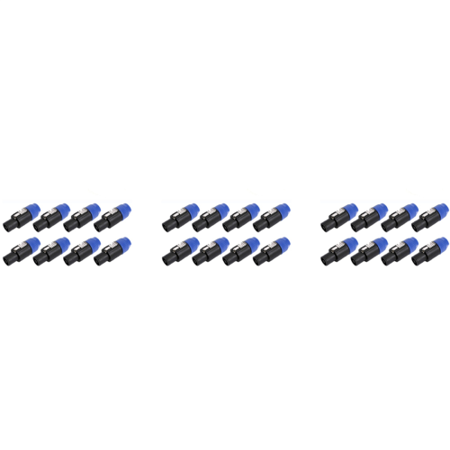 8-pack audiokabeladapterconnectoren, 4-polige luidsprekerstekker