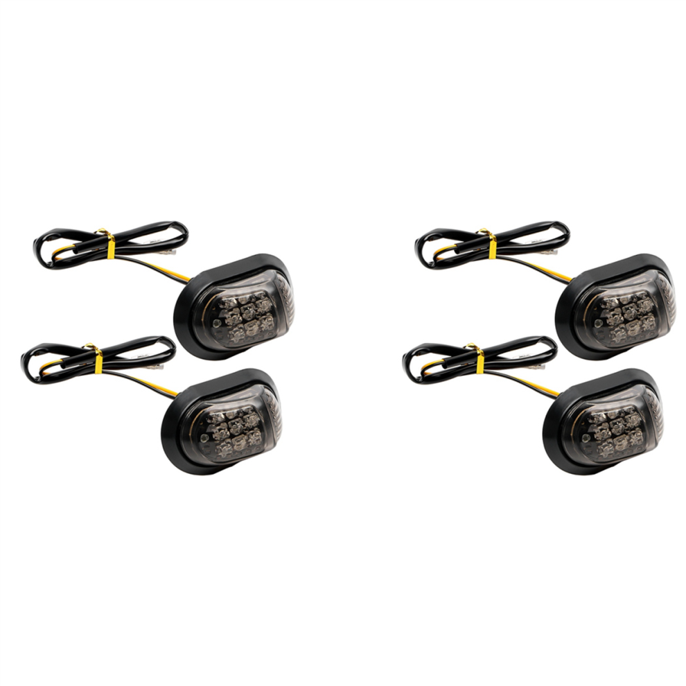 12V Lighting Motorbike Indicators A Pair Turn Signal Yellow/Light 4851999557985