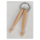 Mini Drum Stick Sleutelhanger Houten Ring Percussie 6