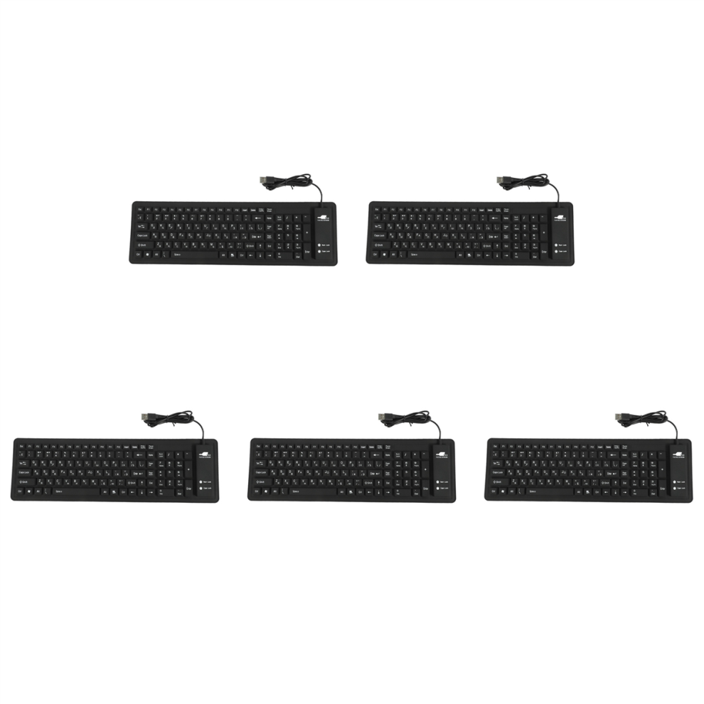 103Keys Silicon Keyboard Russian Layout Usb Interface 4851999560961