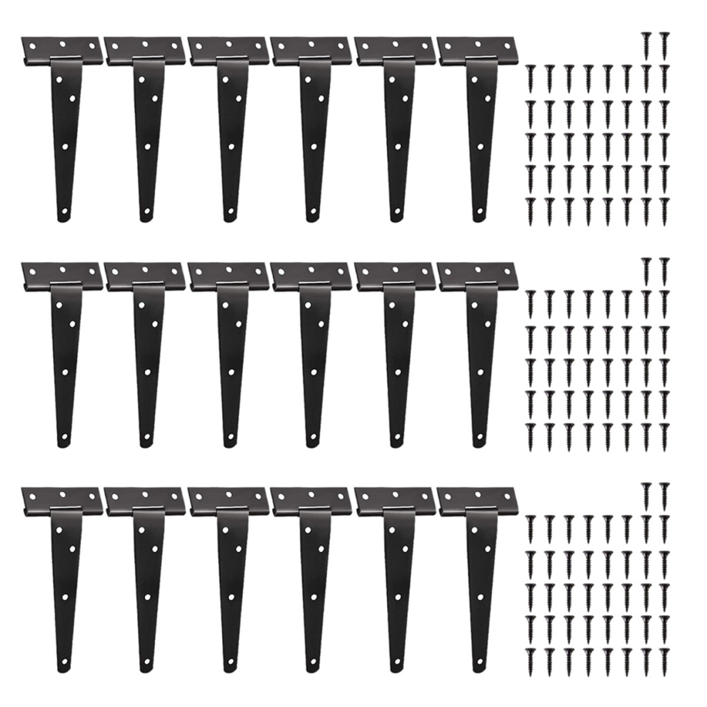 Photos - Other for Repair 6 Pack Heavy Duty Tee Hinge, 150mm Metal Strap Hinge with Screws