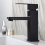 2PCS Matte Black Single Cold Water Basin Tap for Bathroom Sink 6