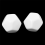 30 Pack 22MM Blank White Dice Set D12 Cubes for Game,Fun,DIY 6