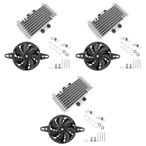 Motorventilatorkoelradiator aluminium 125 ml