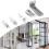 Bi Fold Door Hardware Set, 2 Packs of Louver 6