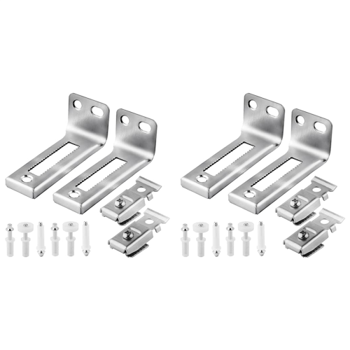 Bi Fold Door Hardware Set, 2 Packs of Louver