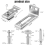 Bi Fold Door Hardware Set, 2 Packs of Louver 5