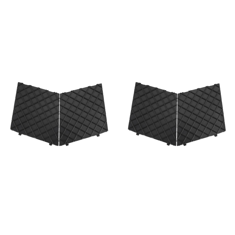 Front Bumper Lower Mesh Grill Trim Cover Pair For E60 E61 M Black 4851999561906