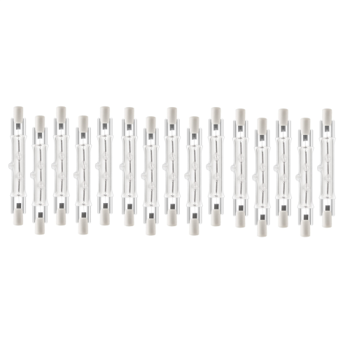 15 Pack R7S 118mm 300W 230V,R7S Halogen Linear Light Bulb 1