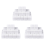 16MM Acrylic Cubes Blank Dice for ,Math Counting 50PCS 1