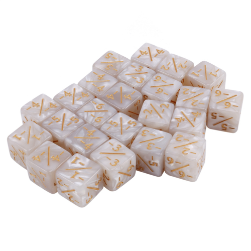 48 Pcs 16mm Dice Counters Token D6 for ,,Card Gamings 2