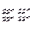 10 Pcs for Battery Holder 2Pcs AAA Batteries 3V PH2.0 1