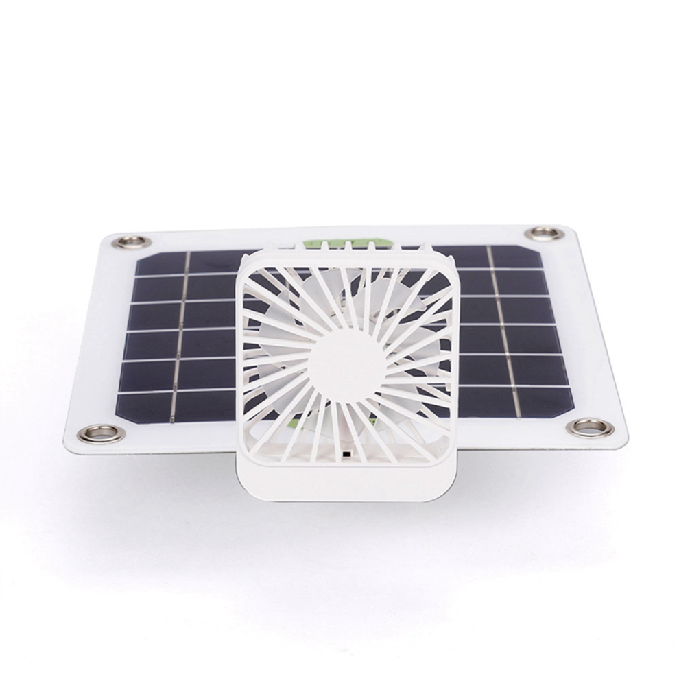 10W Usb Monocrystalline Silicon Solar Car Exhaust Fan Ventilation 4851999578232