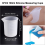 Silicone Measuring Cups for Epoxy Resin, Resin Casting Container 6