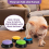 Recordable Dog Buttons, for Communication Pet Training Buzzer, 4PCS 5