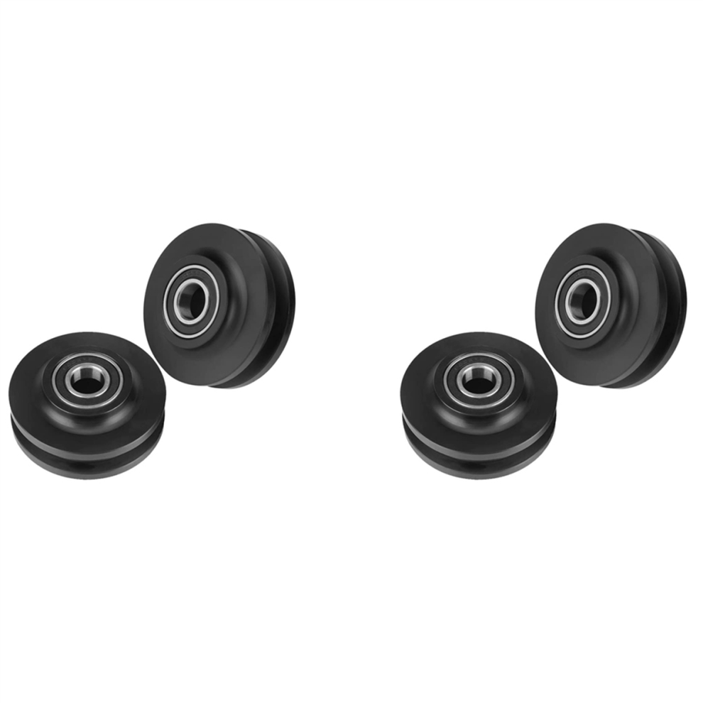 4Pcs Sliding Barn Door Wheel Window Pulley Roller For Diy 4851999582659