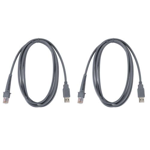 2 x kabel 7ft 2M barcodescanner LS4278 LS2208 2208AP