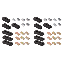 6 sets plafondventilatorbladbalanceringssets Gewicht