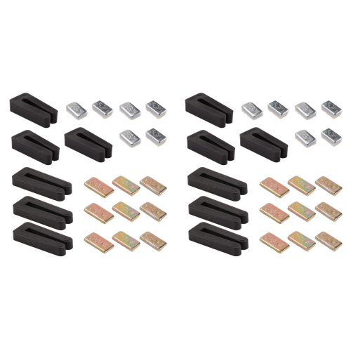 6 sets plafondventilatorbladbalanceringssets Gewicht