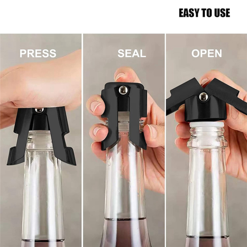 4-pack champagnestoppers voor flessen 2