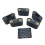 6Pcs Windsurfing Black Plastic 2-Hole Footstrap Insert Windsurf Board 3