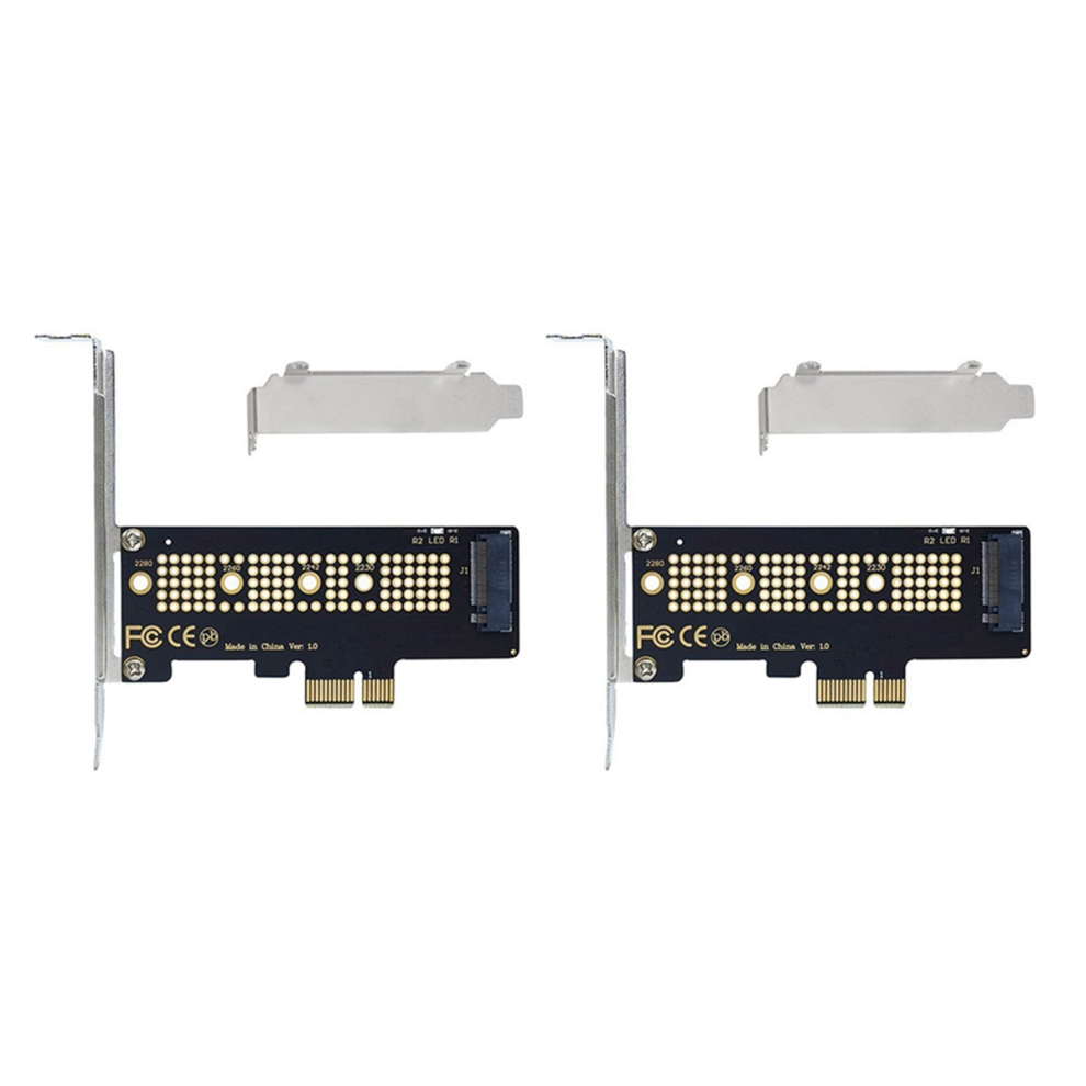 1Pc Nvme Pcie M.2 Ngff Ssd To X1 Adapter Card With Bracket 4851999584721