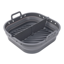 Foldable 8.5in Airfryer Tool Baking Mold grey