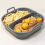 Foldable 8.5in Airfryer Tool Baking Mold grey 7