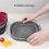 Foldable 8.5in Airfryer Tool Baking Mold grey 4