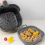 Foldable 8.5in Airfryer Tool Baking Mold grey 6