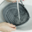 Foldable 8.5in Airfryer Tool Baking Mold grey 8