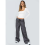 Dames katoenen crop tops wit L 6